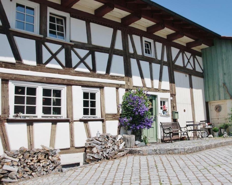Ferienwohnung Auszeit In Ausnang Leutkirch im Allgäu Buitenkant foto